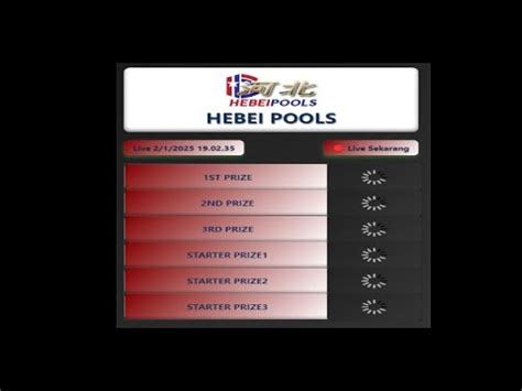 Live Draw – HebeiPools.com.